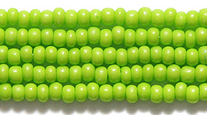10SB182-ITR: CZ Seed Bead Terra Intensive Lime 10/0-1HK