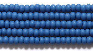 10SB168-MR: CZ Seed Bead Opaque Teal Blue 10/0 Matte-1HK
