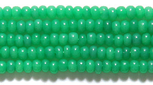 10SB984R: CZ Seed Bead Dyed Bright Green 10/0-1HK