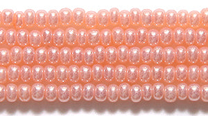 10SB636R: CZ Seed Bead Pearl Peach 10/0-1HK