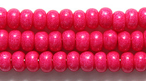 6SB194-ITR: CZ Seed Bead Intensive Opaque DK Pink 6/0-6STR