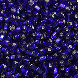 9EP478: VIN FRNCH S/L Cobalt Blue SQ Hole 9/0 250GM