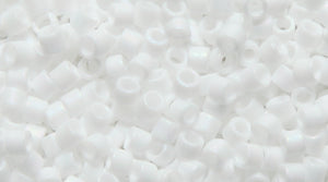10SD112-M: DBM0351 Delica Opaque Chalk White Matte 10/0 - 100GM