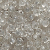 7SV212-QU: Vintage Venetian Seed Bead Clear #1 Square Hole Unfinished 7/0 - 500 Grams