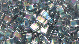 53SD505: Miyuki 1/2 Tila 2-H Transparent Gray AB 2.3x5mm 10GM
