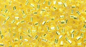 14SD422: DB145 Delica Silver Lined Yellow 11/0 - 100GM