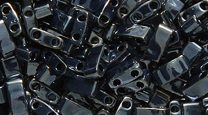 53SD309: Miyuki 1/2 Tila 2-H Gunmetal 2.3x5mm 10GM