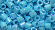 8SD564R: DBL-0164 Delica Opaque Turquoise AB 8/0 - 8GM
