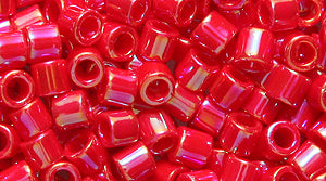 8SD544R: DBL-0162 Delica Opaque Red AB 8/0 - 8GM
