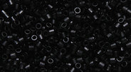15SD109-MR: DBS0310 Delica Opaque Black Matte 15/0 - 9GM