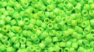 14SD181-DR: DB2121 Delica Duracoat Kiwi 11/0 - 9GM – Shipwreck Beads