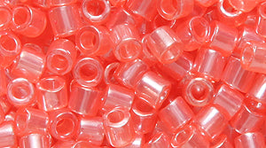 8SD392R: DBL-0106 Delica Trans Shell Pink Luster 8/0 - 8GM