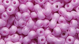 25TQ695-MR: CZ Infinity Lilac Silk Matte Prl 2x5mm-150PC