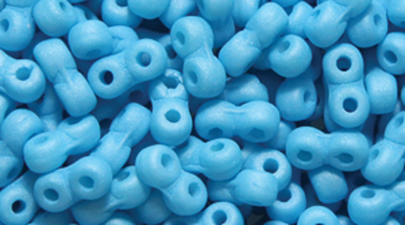25TQ665-MR: CZ Infinity Pacific Silk Matte Prl 2x5mm-150PC