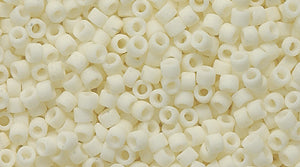 14SD151-M: DB352 Delica Opaque Cream White Matte 11/0 - 100GM