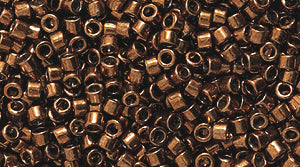 14SD858: DB461 Delica Metallic Dark Copper Galvanized 11/0 - 100GM