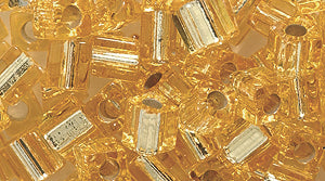 52SD454: Miyuki Cube S/L Gold 4mm 25GM