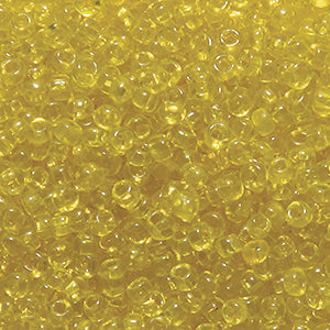 11SV100-1: Vintage Venetian Seed Bead TR Golden Yellow 11/0 - 250 Grams