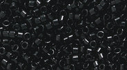 14SD109R: DB010 Delica Opaque Black 11/0 - 9GM