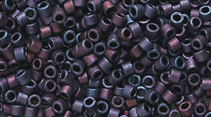 14SD599-MR: DB323 Delica Opaque Purple Matte AB 11/0 - 9GM