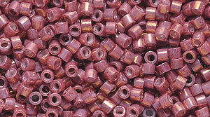 14SD347R: DB1016 Delica Metallic Rhubarb Luster 11/0 - 9GM
