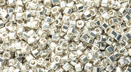 14SD812-CR: DBC0035 Delica Hex Silver Galvanized 11/0 - 9GM