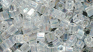 8SD512-HCR: Miyuki Hex Crystal AB 8/0 8c-2502 25GM