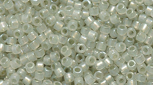14SD780-ABR: DB1765 Delica Celery Lined Opal AB 11/0 - 9GM