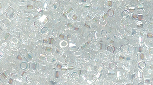 14SD512-TCR: DBC0051 Delica Hex Crystal AB 11/0 - 9GM