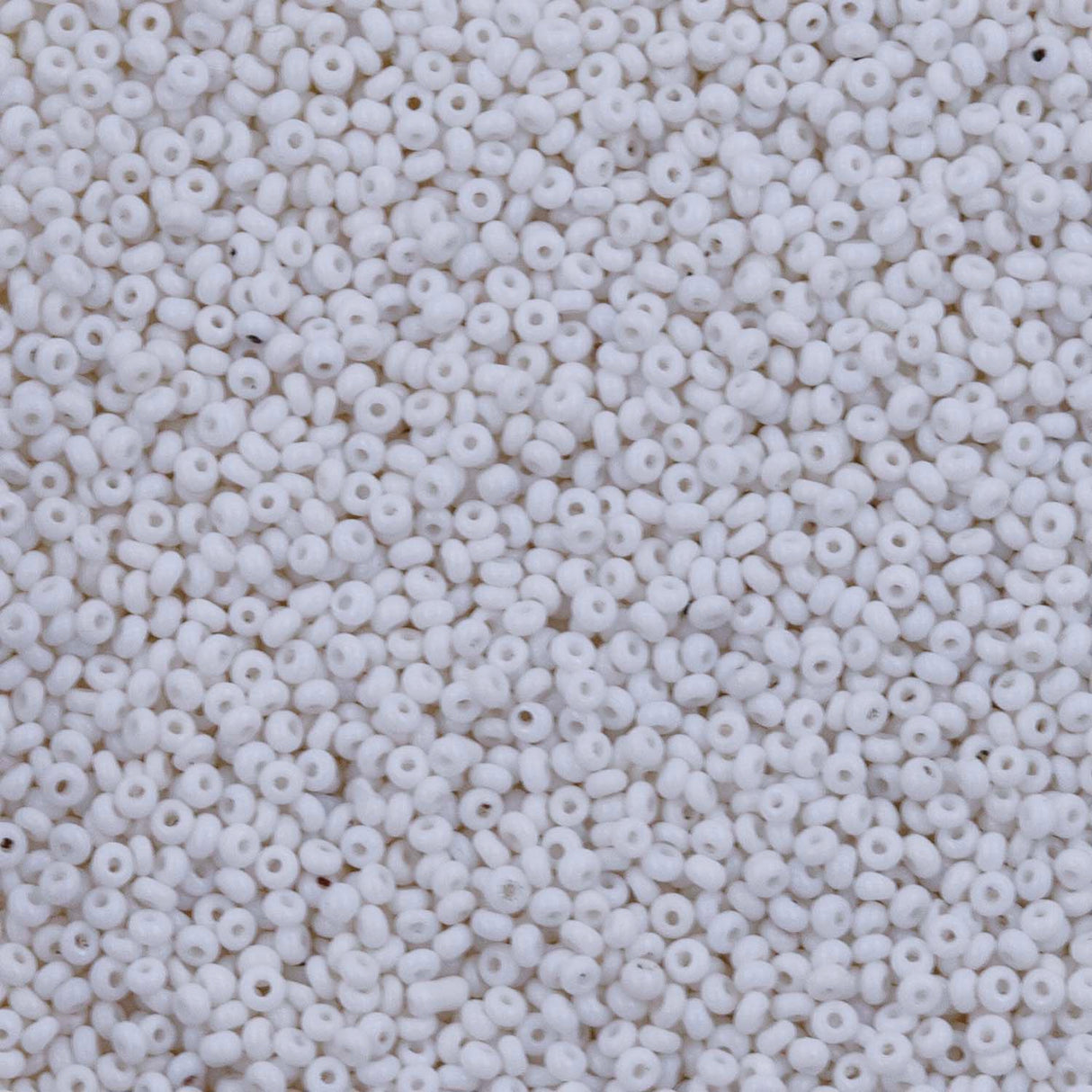 Antique Venetian Micro Seed Bead Opaque White #1 (22/0) - 10 Grams