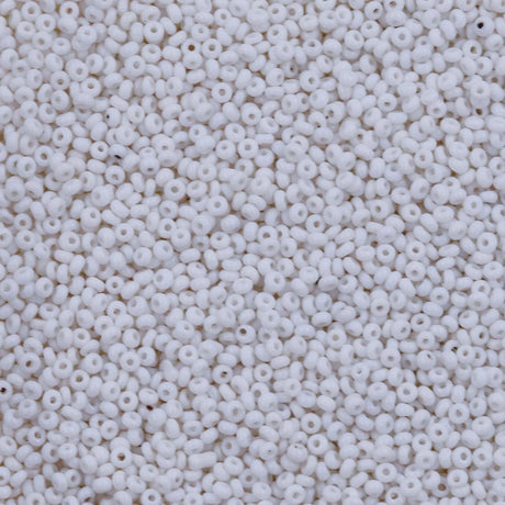 Antique Venetian Micro Seed Bead Opaque White #1 (22/0) - 10 Grams