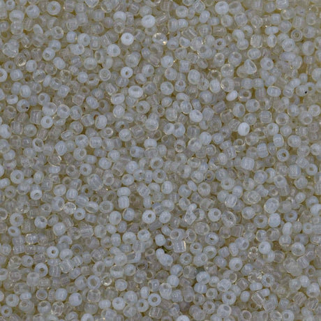Antique Venetian Micro Seed Bead Opaline Spring Green #2 - 10 Grams