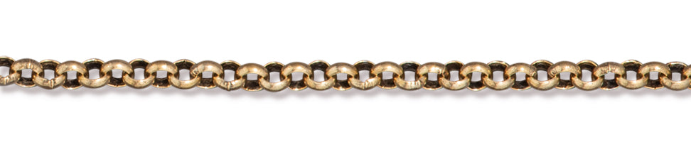 TX1925-AG: Chain Brass Rolo 3.65mm Ant GLD