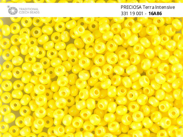 8SB122-IT: CZ Seed Bead Terra Intensive Yellow 8/0 3HK