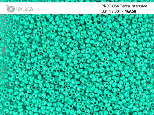10SB187-IT: CZ Seed Bead Terra Intensive Turquoise Green 10/0 5HK