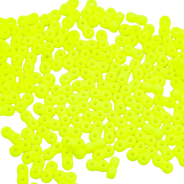 25TQ622-NM: Czech Infinity Neon Yellow Matte 2x5mm - 1200 Pieces