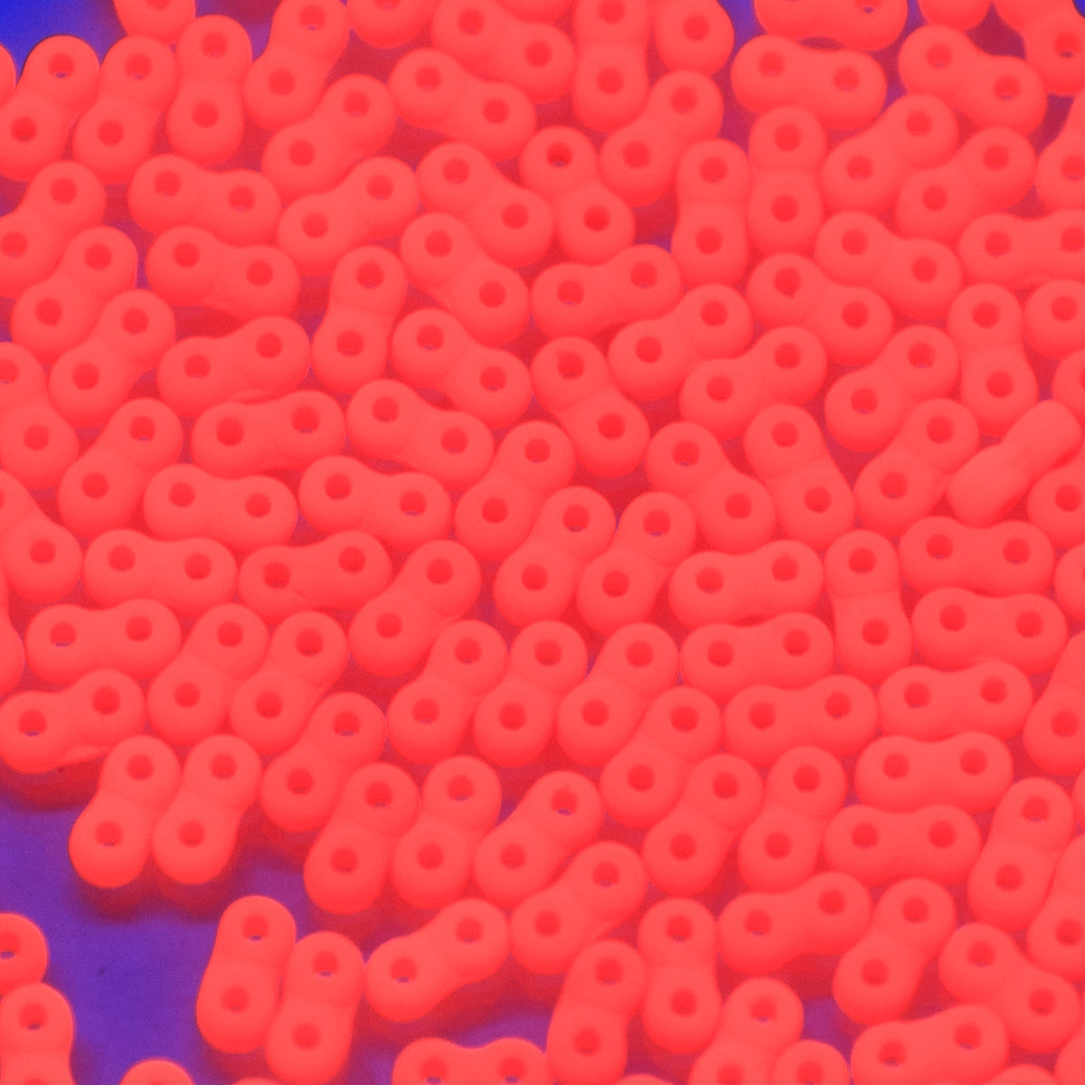 25TQ638-NM: Czech Infinity Neon Orange Matte 2x5mm - 1200 Pieces