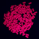 25TQ645-N: Czech Infinity Neon Red Matte 2x5mm - 1200 Pieces