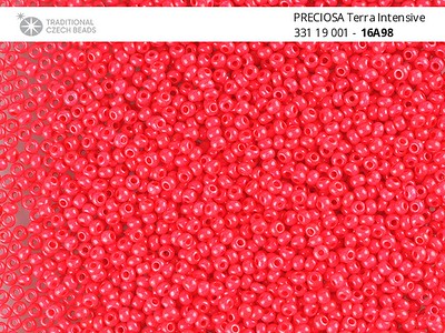 10SB145-IT: CZ Seed Bead Terra Intensive Red 10/0 5HK