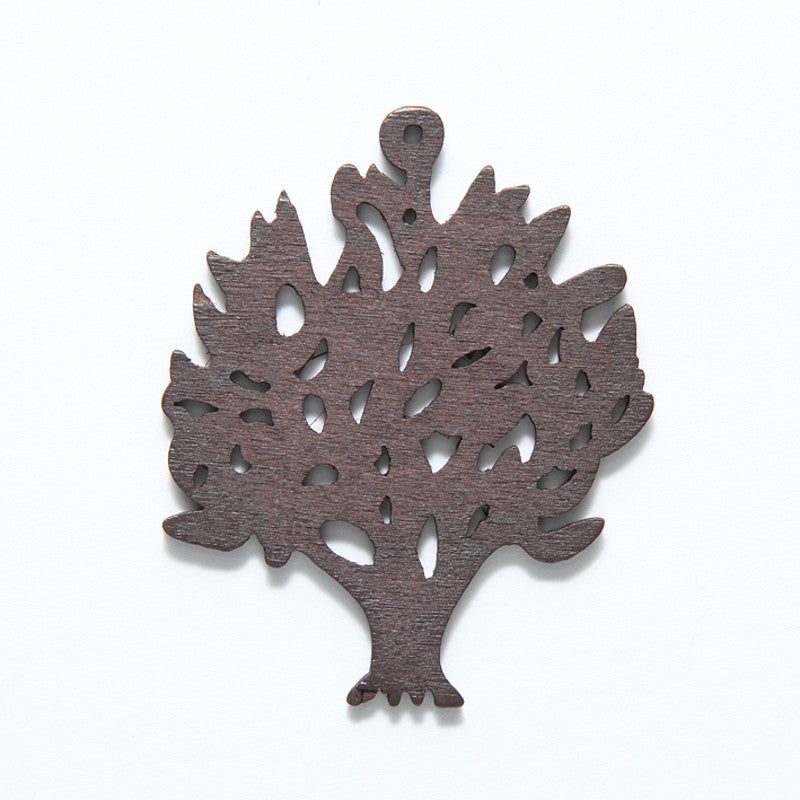 48WC830-58R: Cut Wood Tree Of Life 48mm DK Finish-3PC