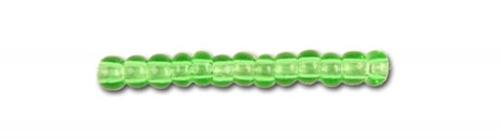 10SB282: CZ Seed Bead Peridot 10/0 5HK