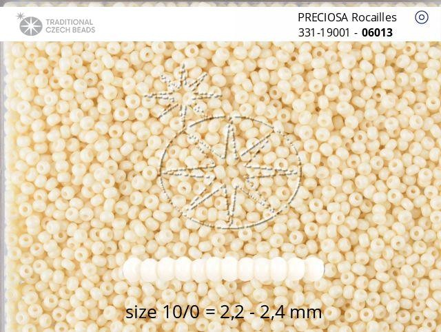 10SB150-L: CZ Seed Bead Bone  10/0 250GM