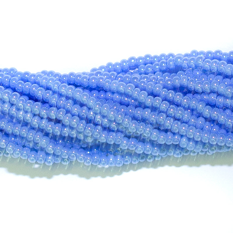 10SB360: CZ Seed Bead Sfinx Opaque Blue 5HK