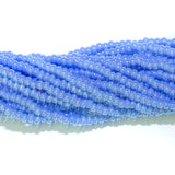10SB360: CZ Seed Bead Sfinx Opaque Blue 5HK