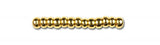 11SB853-RR: CZ Seed Bead Gold Iris Color #68388 11/0 - 1HK