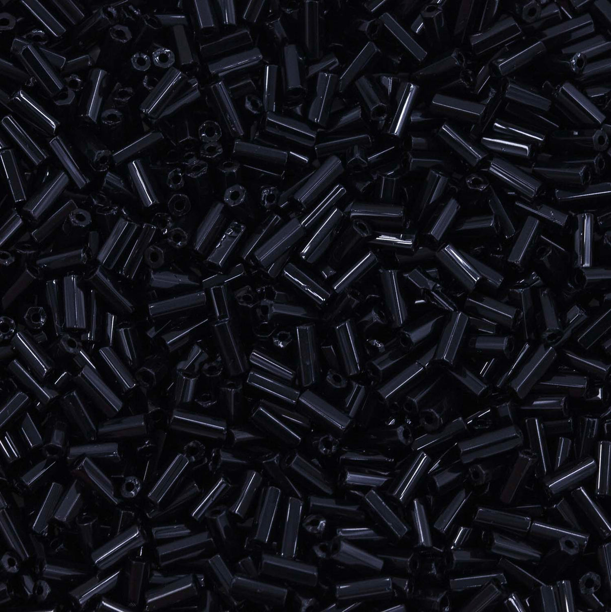 2BB109-L: Czech Hexagon Bugle Black #2 - 50GM