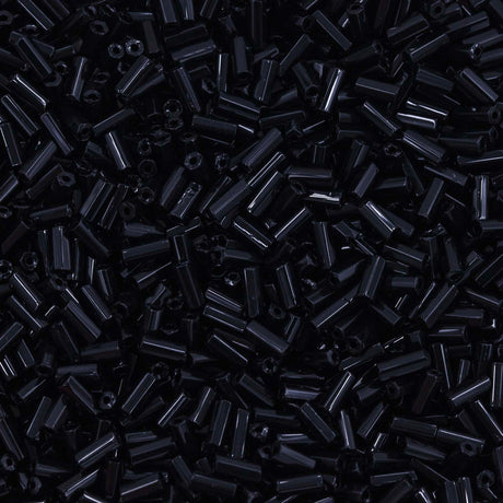 2BB109-L: Czech Hexagon Bugle Black #2 - 50GM