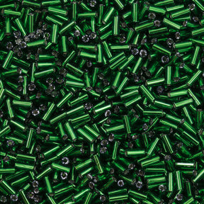 2BB483-RHL: Czech Bugle Silverlined Olive Green #2 - 50GM