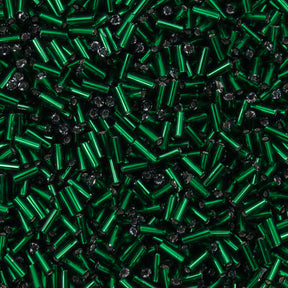 2BB484-RHL: Czech Bugle Silverlined Green #2 - 50GM