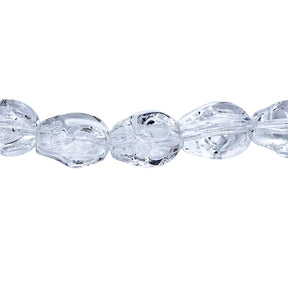 2CG212: 12mm Crystal Skull Beads 15.5"